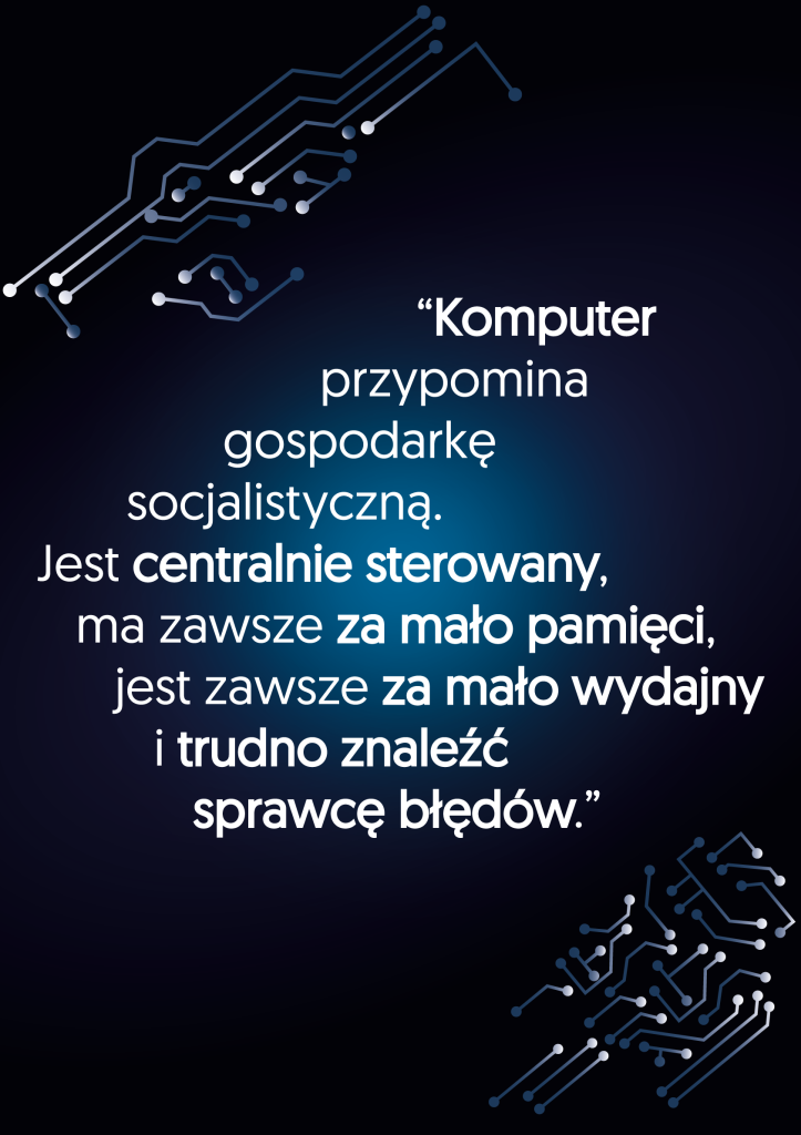 Plakat serwis komputerowy prezentacja