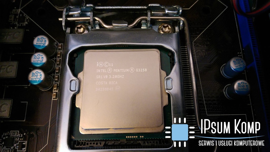 Intel G3258 montaż 