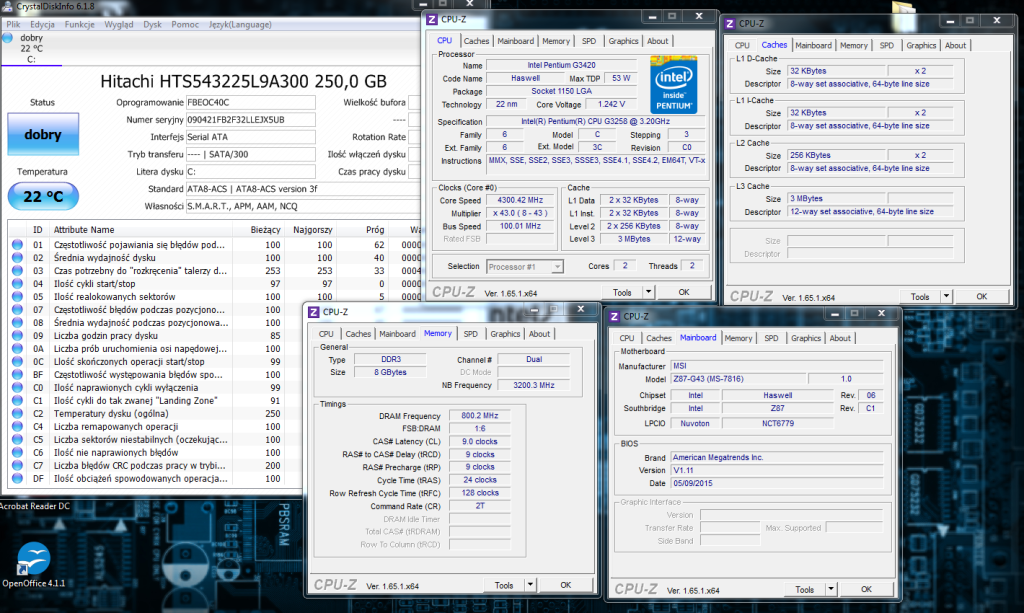 Parametry Intel G3258 - skuteczny overclocing