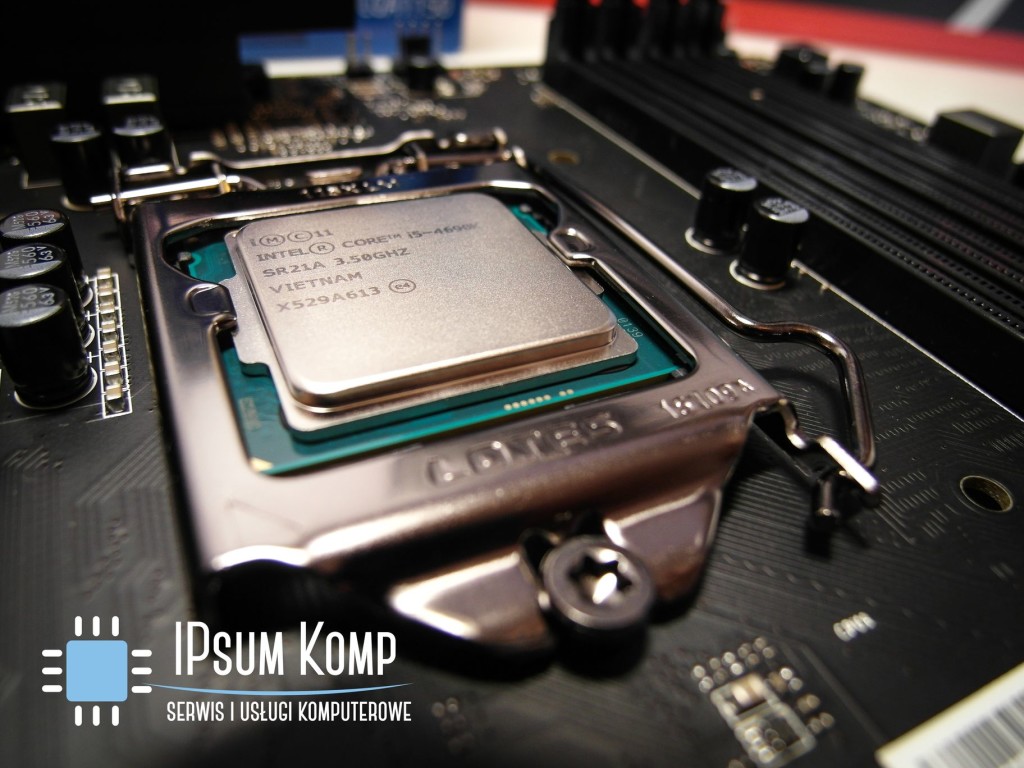 Montaż procesora INTEL i5 4790K