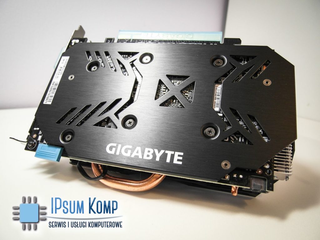 Karta graficzna backplate