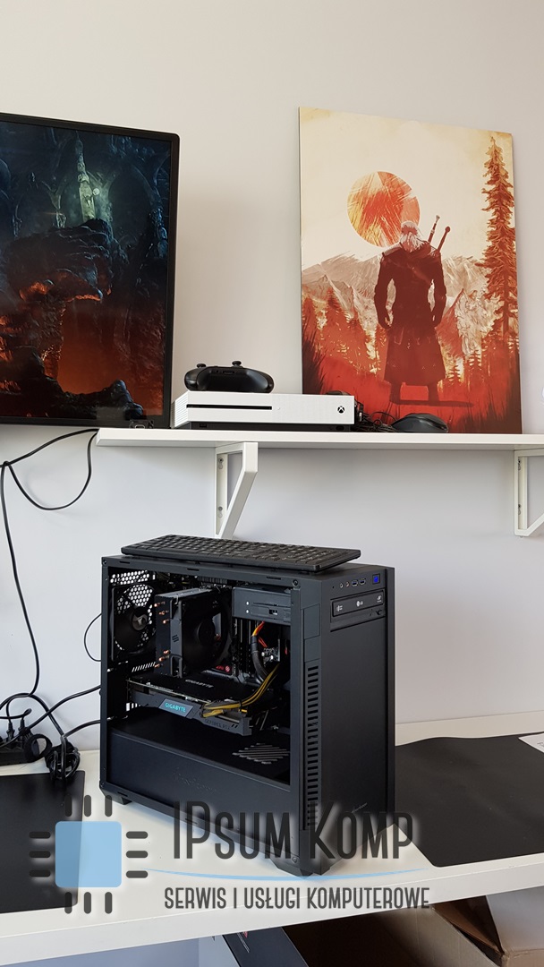 Montaż komputera do gier - obudowa SHARKOON S1000 MIDI TOWER